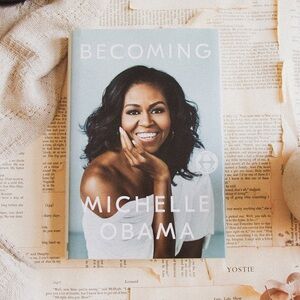 Becoming by Michelle Obama Hardcover Book